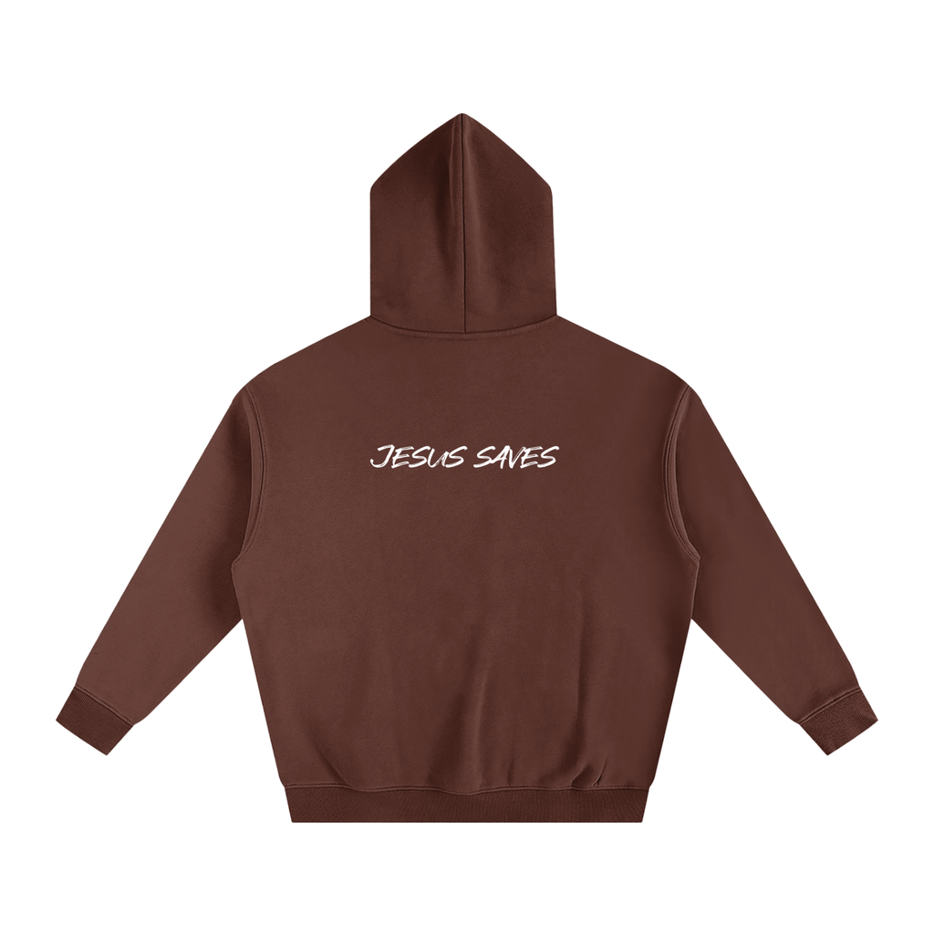 Jesus Saves - Oversize Fleeced Hoodie