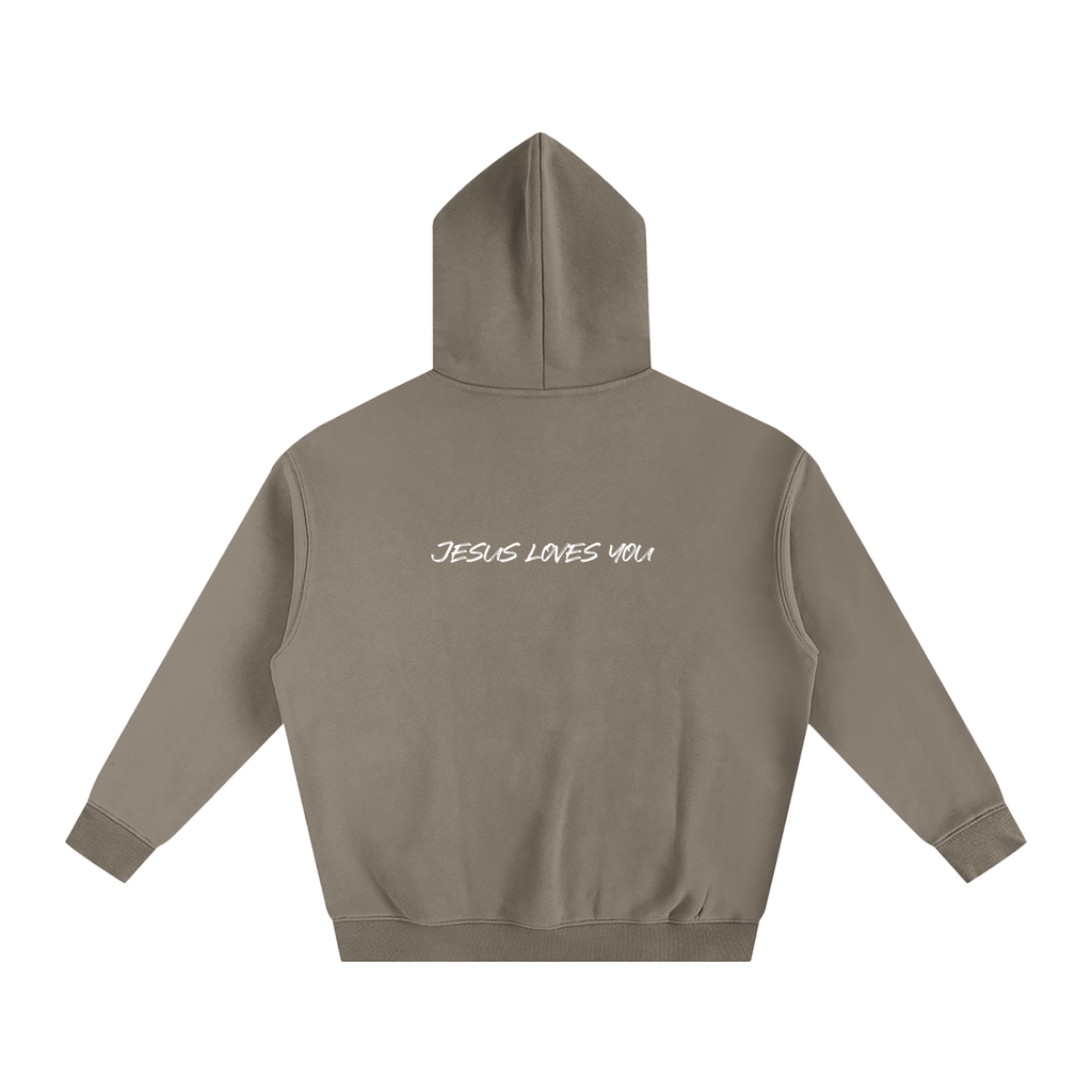Jesus Loves You - Oversize Fleeced Hoodie