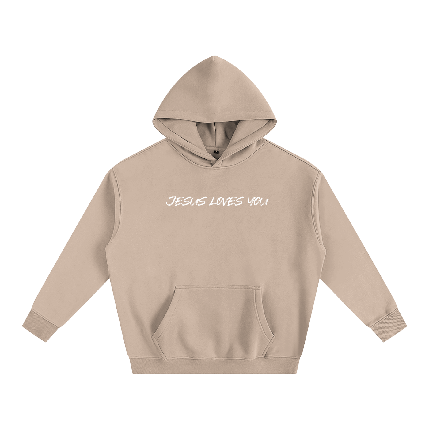 Jesus Loves You  - Oversize Fleeced Hoodie