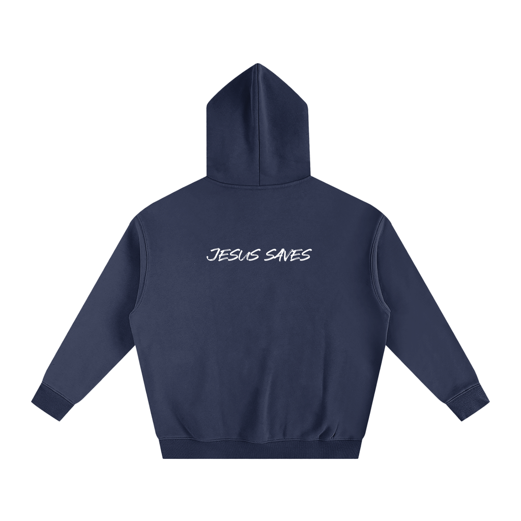 Jesus Saves - Oversize Fleeced Hoodie