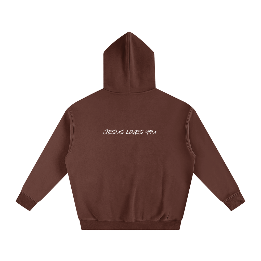Jesus Loves You - Oversize Fleeced Hoodie