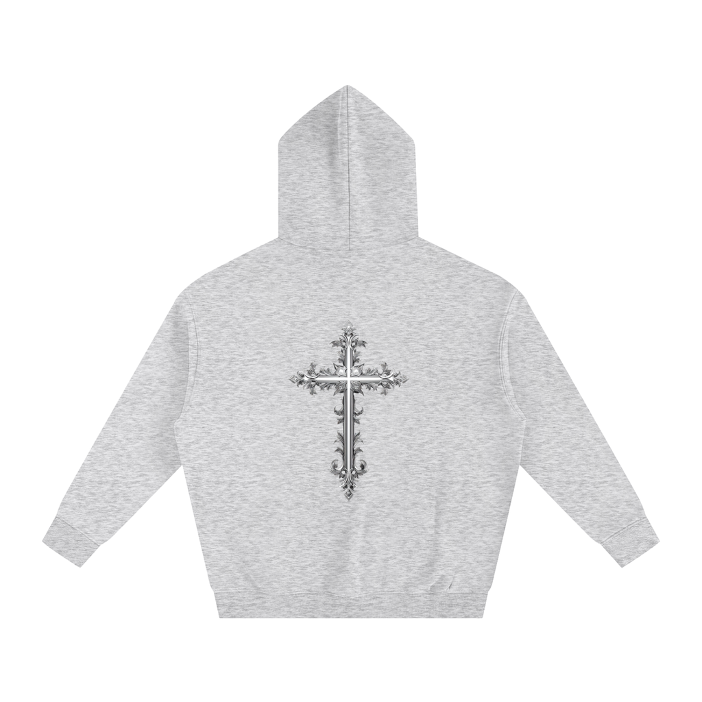 Cross Oversize Fleeced Hoodie