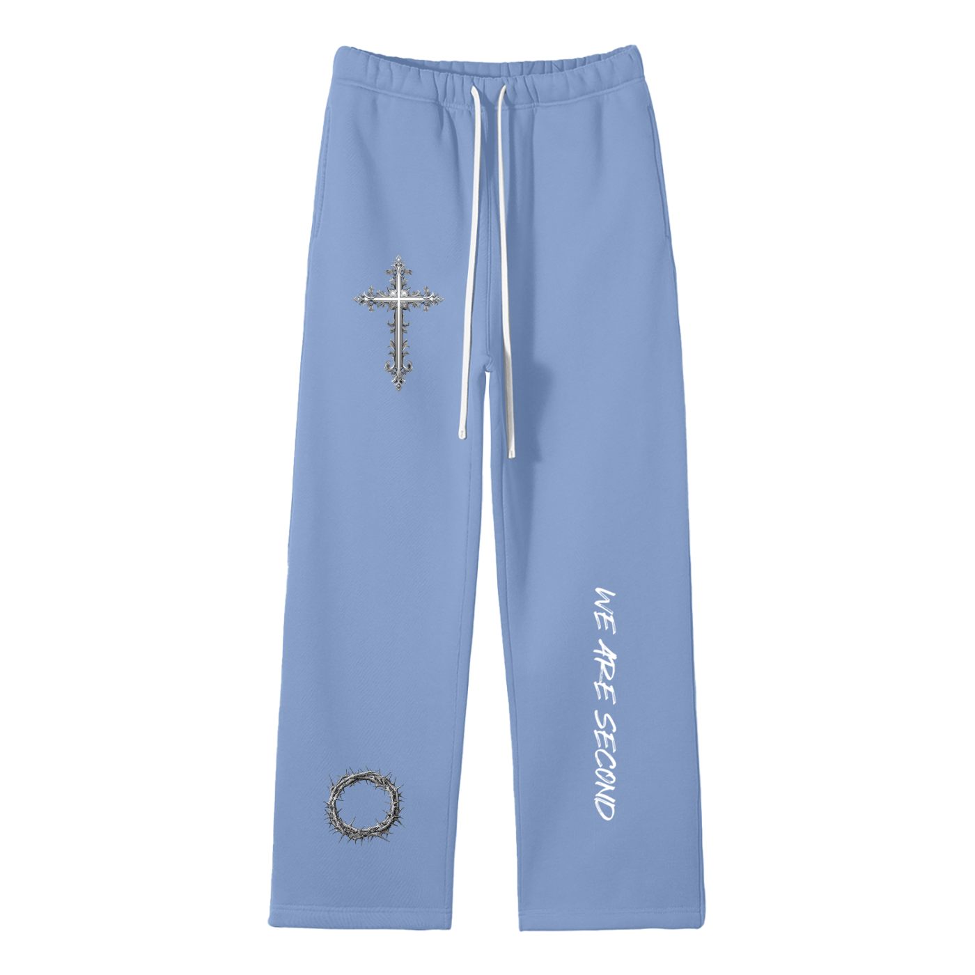 We Are Second - Fleece Straight Leg Pants